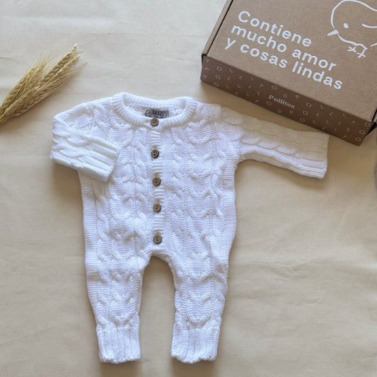 Enterito tejido - Blanco