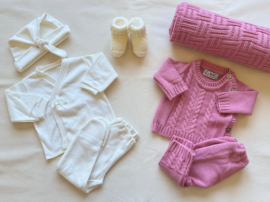 Baby box- Rosa y crudo (0/3M)
