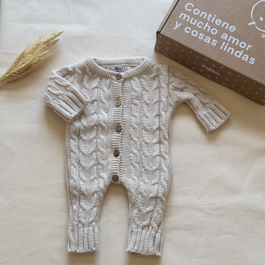 Enterito tejido - Beige