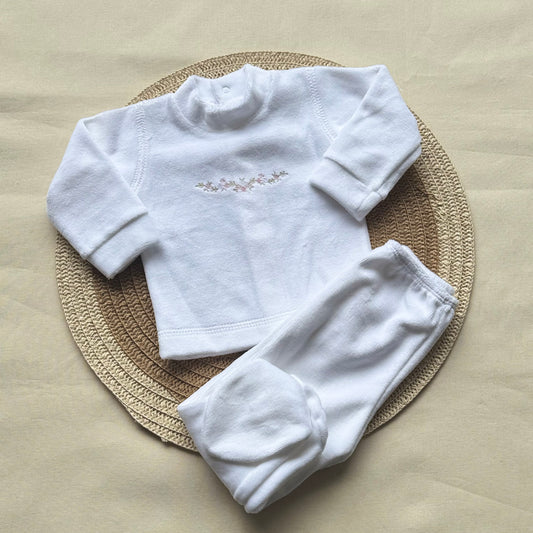 Conjunto piel durazno - Ramito rosa