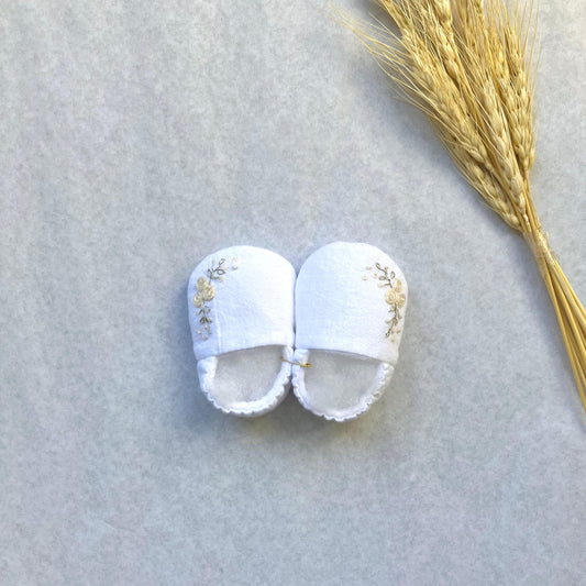 Zapatitos - Flor crema