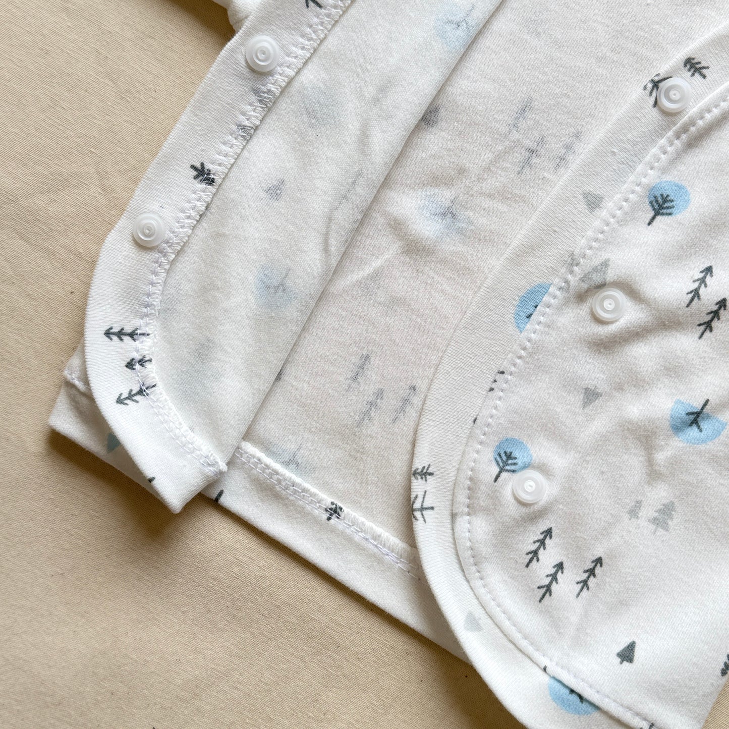 Set algodón - Bosque pantalón blanco