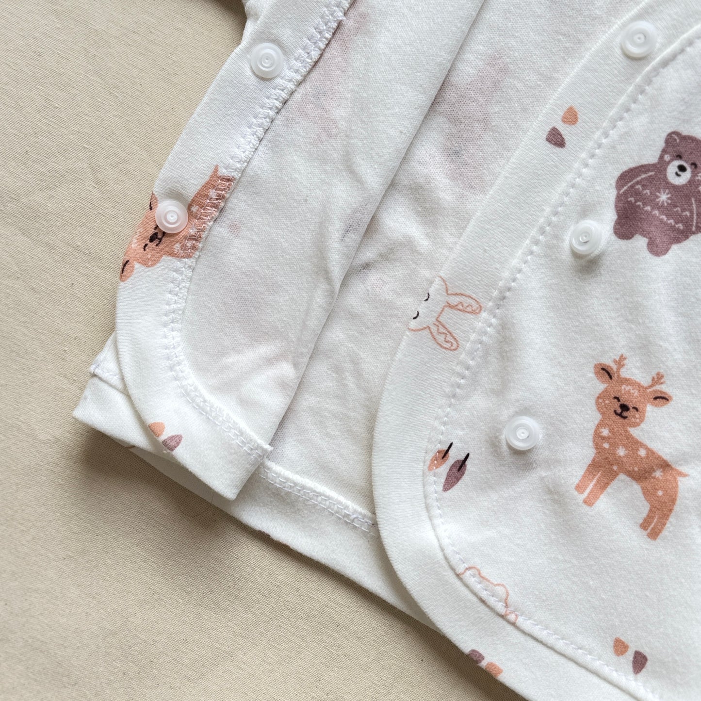 Set algodón - Animalitos pantalón rosa