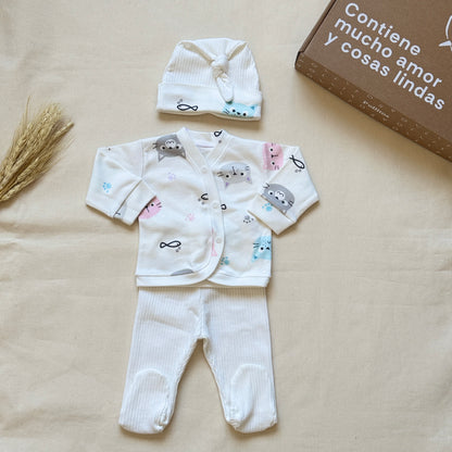 Set algodón - Gatitos