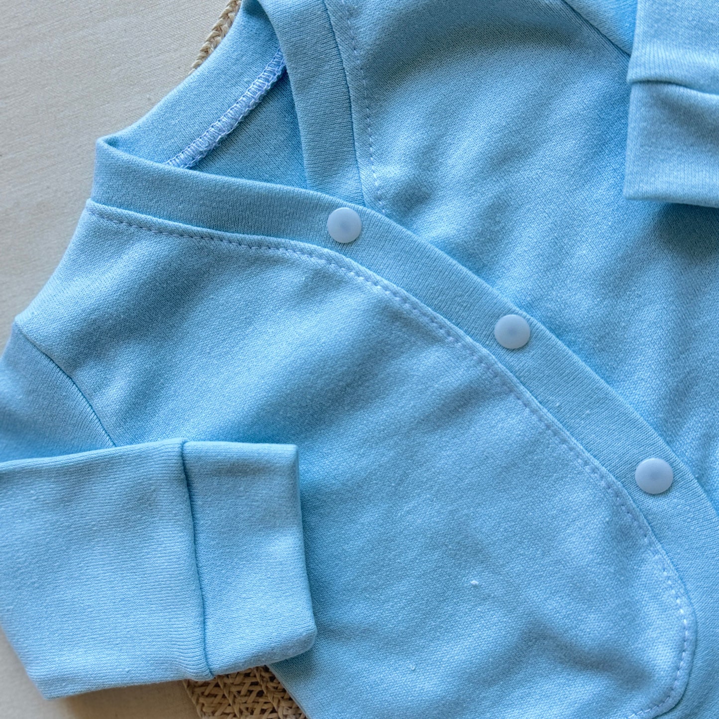 Set algodón - Celeste liso