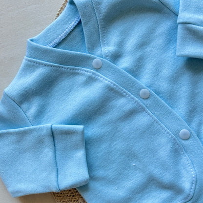 Set algodón - Celeste liso