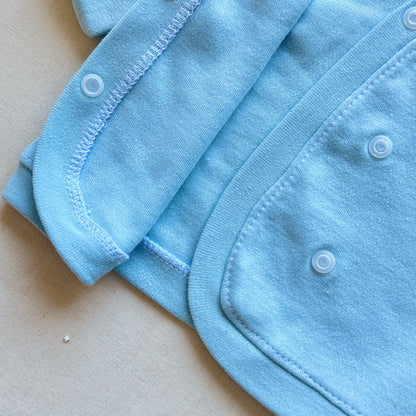 Set algodón - Celeste liso