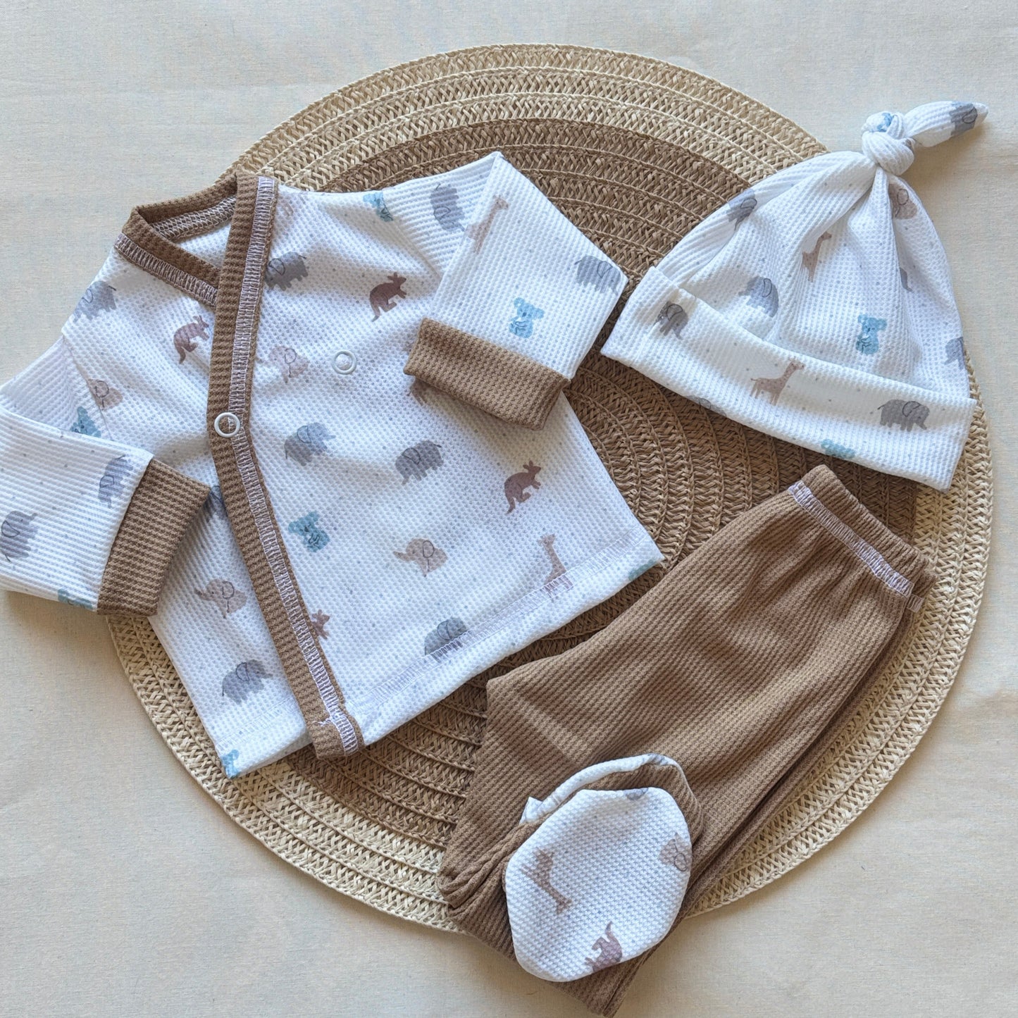 Set algodón - Camel animalitos