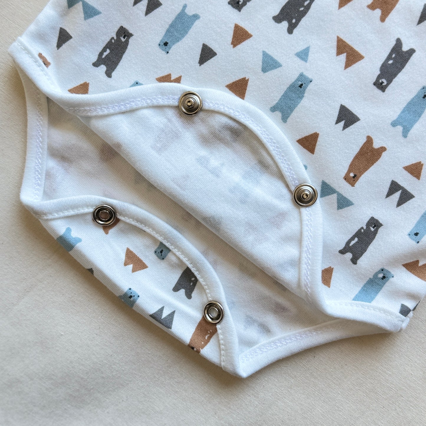 Set algodón - Crudo ositos