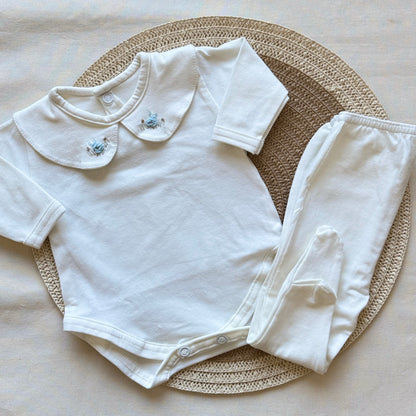 Set algodón - Conejito celeste