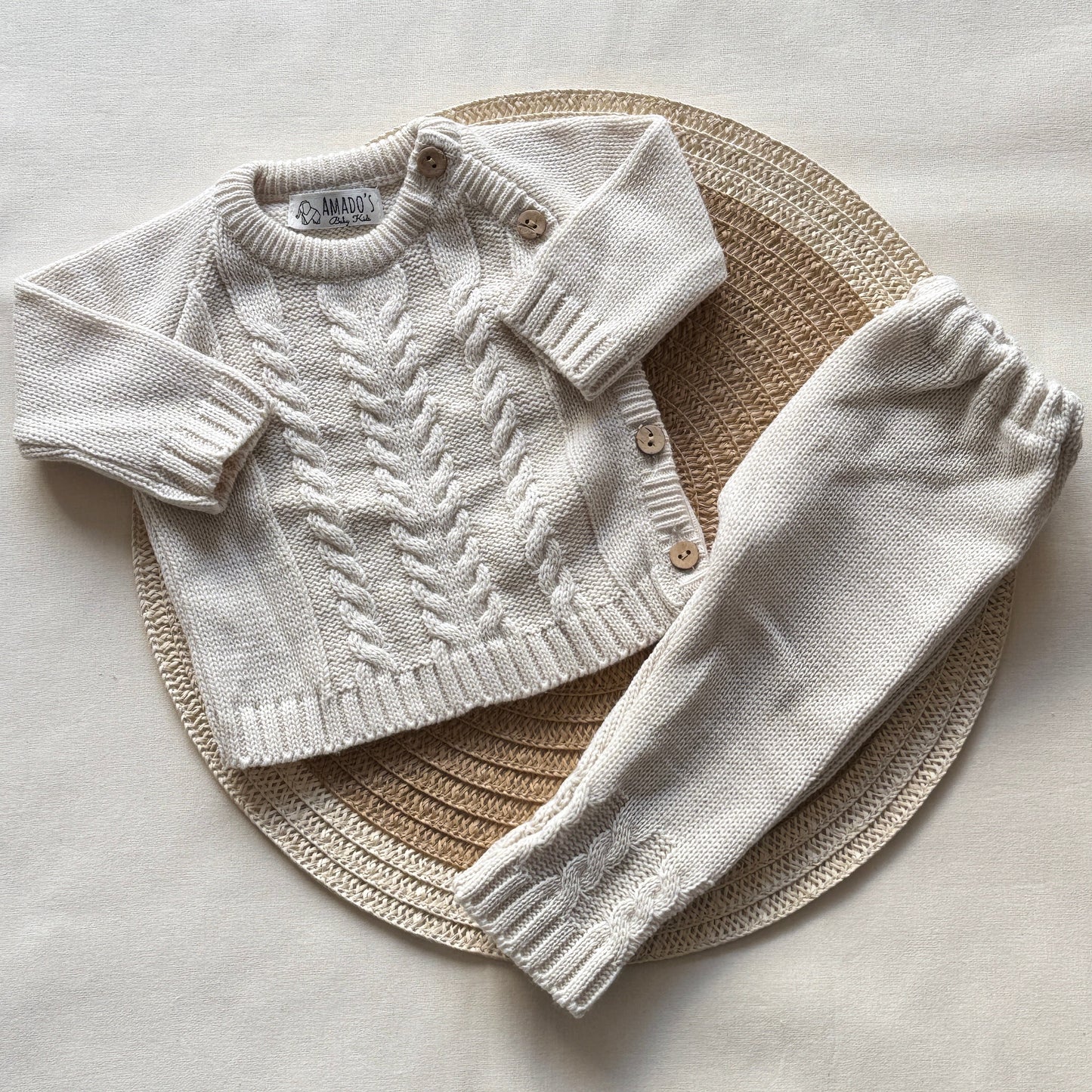 Conjunto tejido - Beige