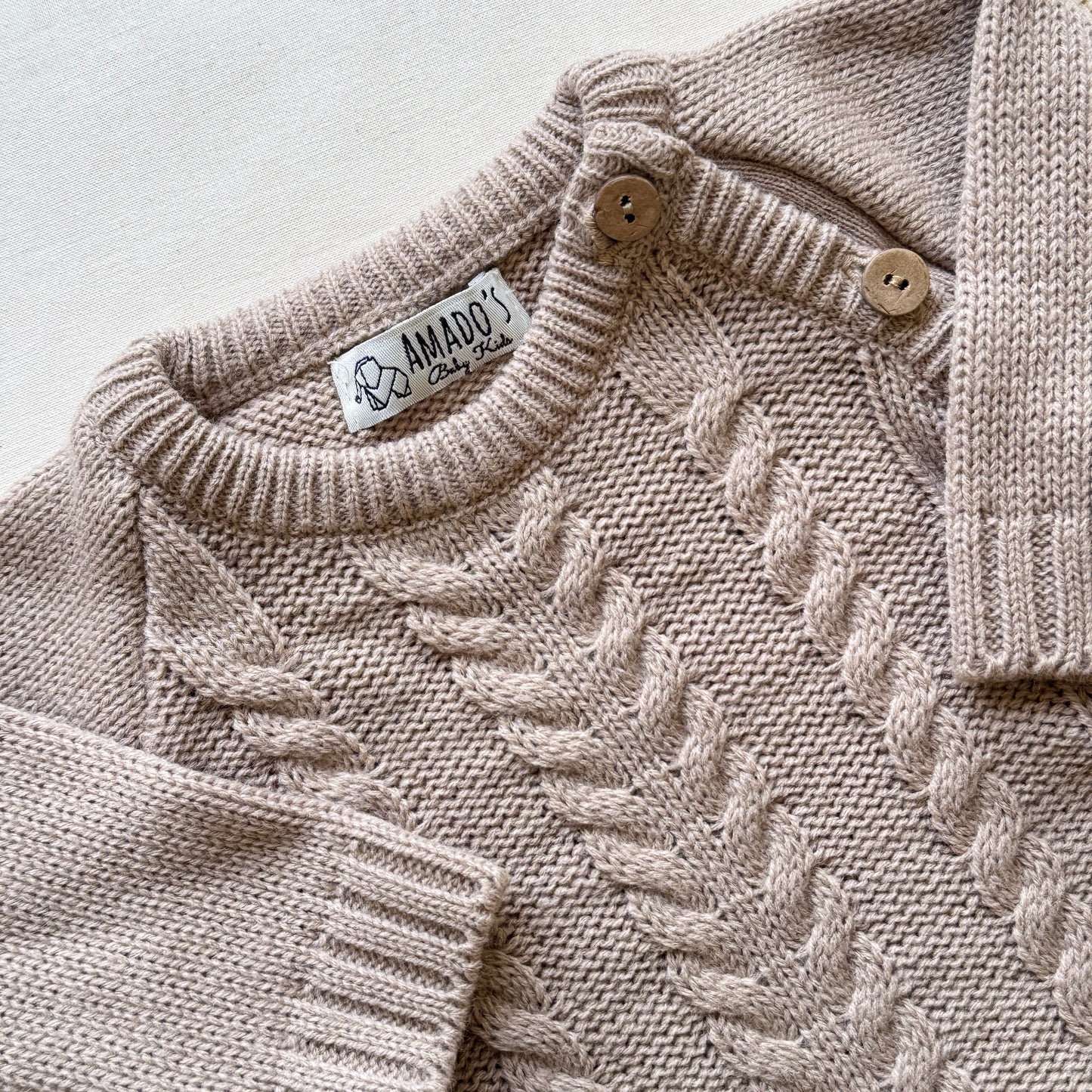 Conjunto tejido - Marrón