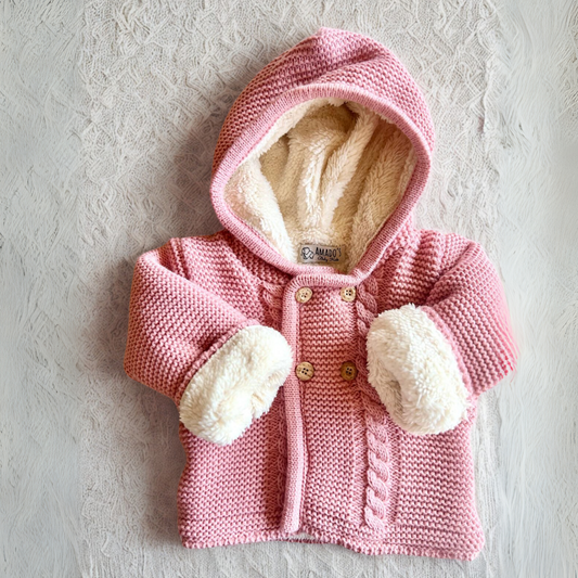 Campera corderito - Rosa