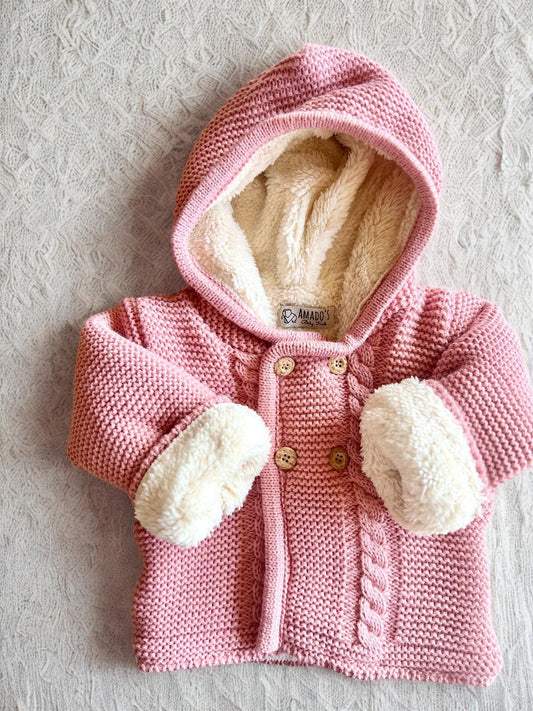 Campera corderito - Rosa