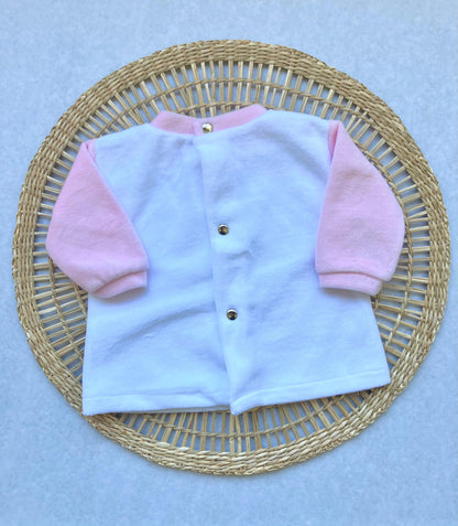 Conjunto plush - Rosa y blanco conejito