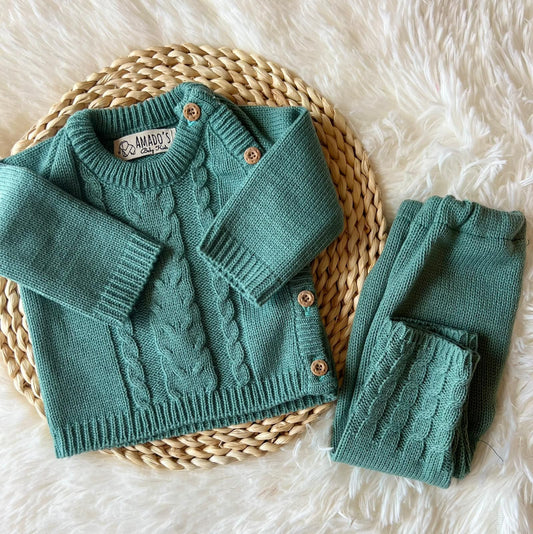 Conjunto tejido - Verde